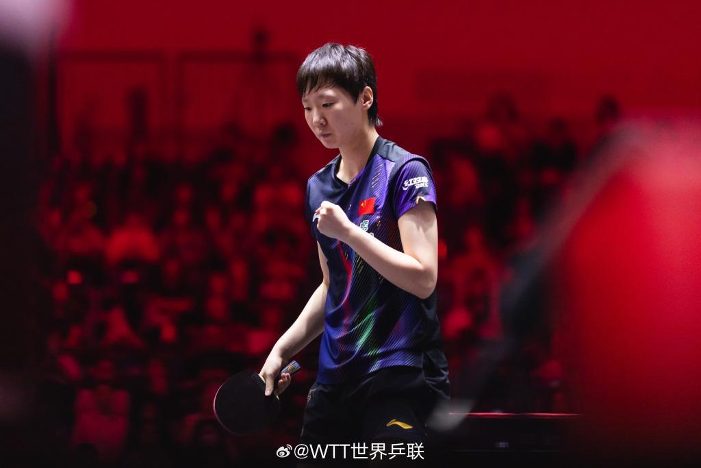 NG体育线上入口-新加坡大满贯女单决赛，孙颖莎击败王曼昱收获冠军